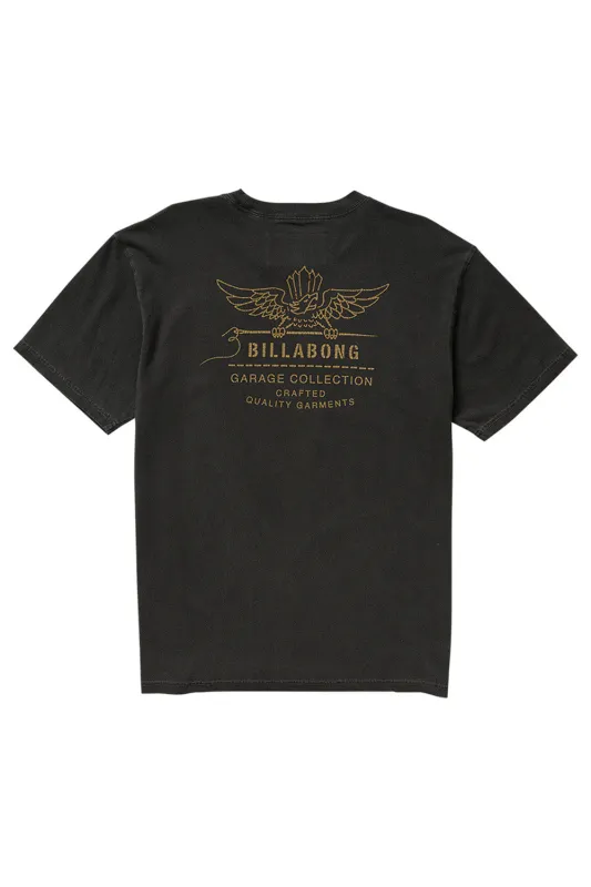 WINGSPAN GARAGE SS Washed Black sold by REVOLVR Menswear