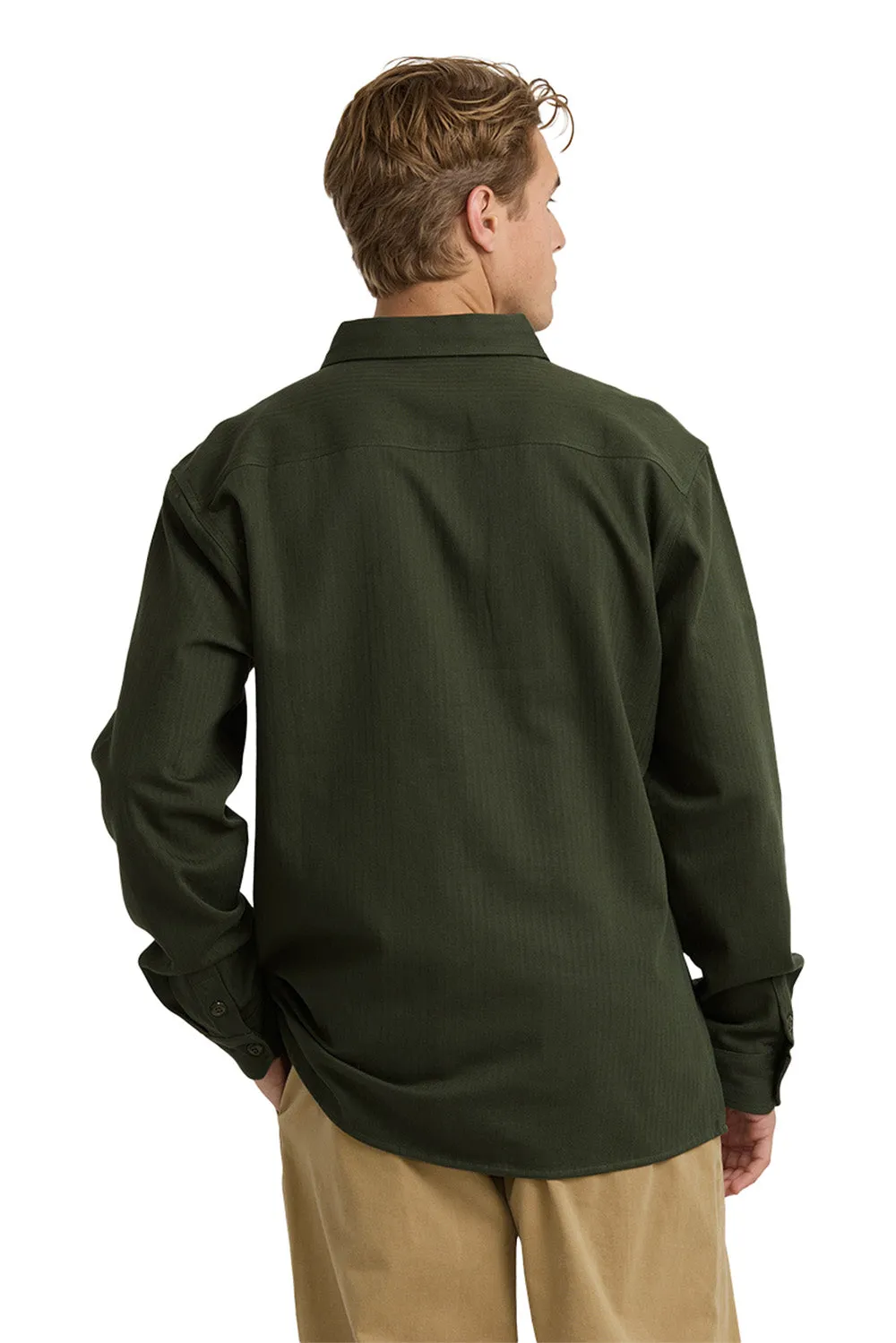 FORT GARAGE LS Olive sold by REVOLVR Menswear product image thumbnail 4