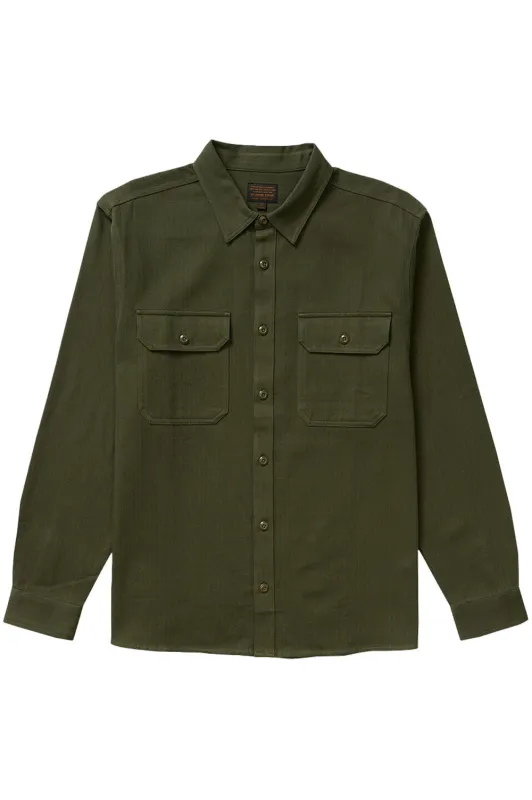 FORT GARAGE LS Olive sold by REVOLVR Menswear
