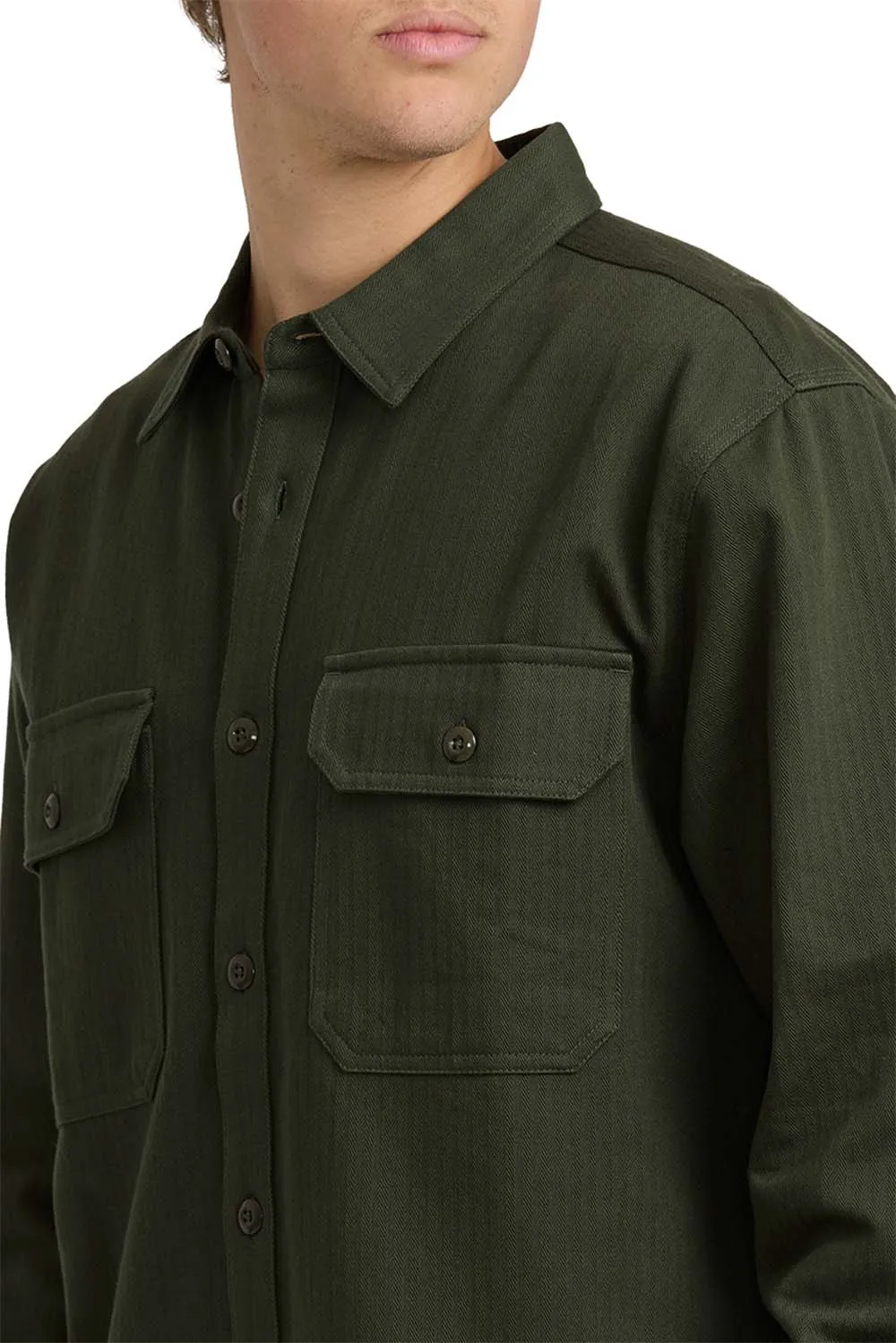 FORT GARAGE LS Olive sold by REVOLVR Menswear product image thumbnail 5