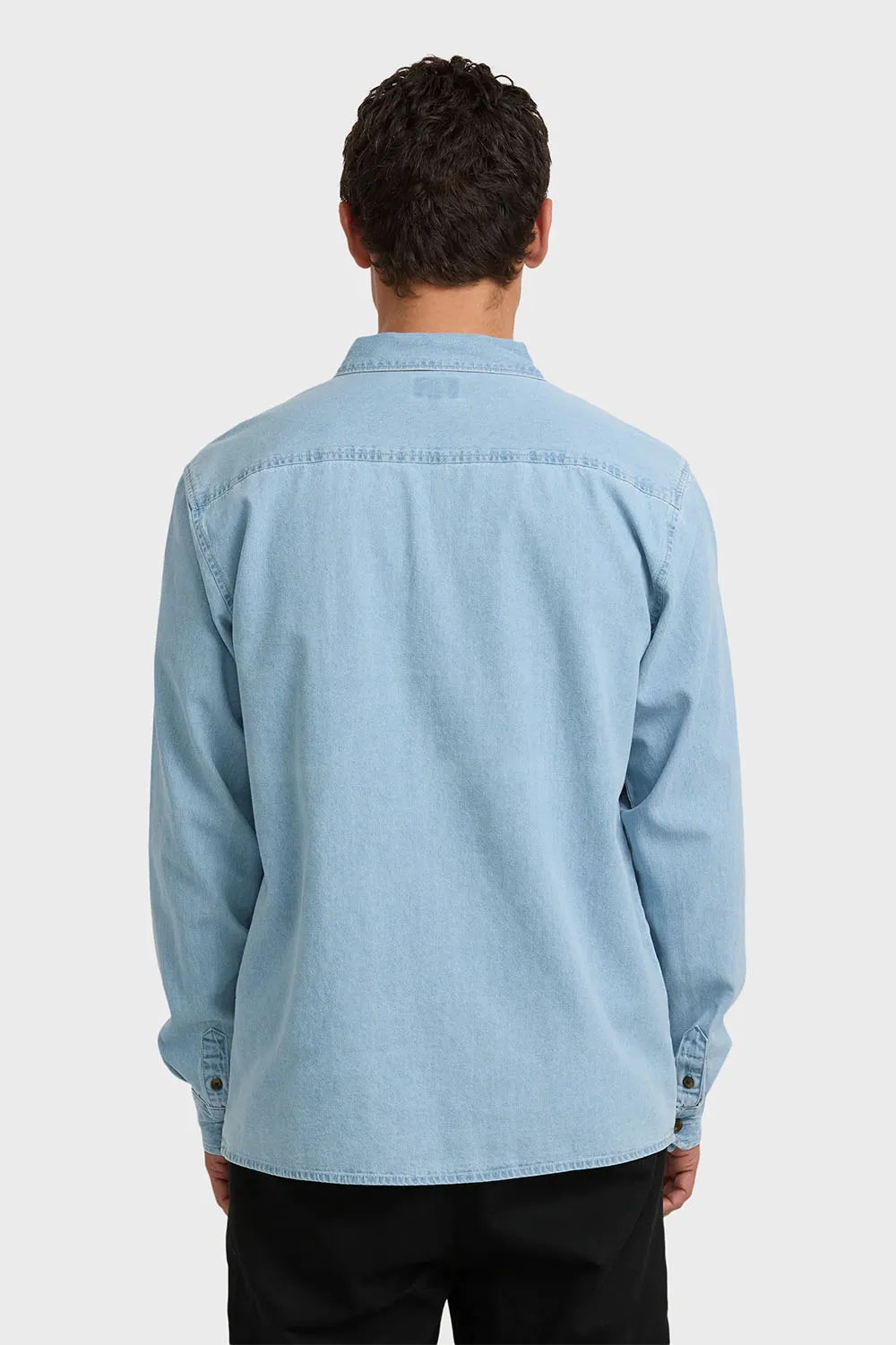 BONG DAYS LS Cloud Blue sold by REVOLVR Menswear product image thumbnail 4