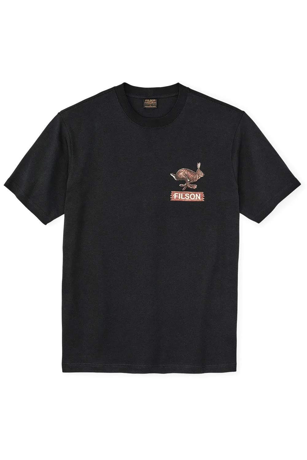 HARE CHASE GRAPHIC T-SHIRT Black sold by REVOLVR Menswear product image thumbnail 2
