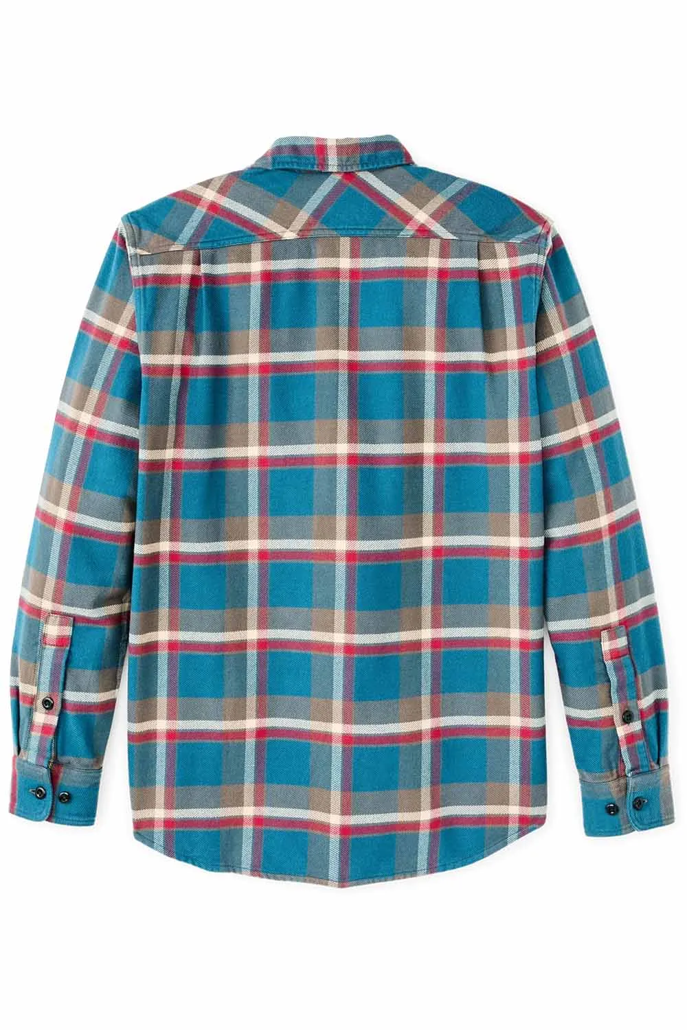 VINTAGE FLANNEL WORKSHIRT Blue/Gray/Multi Plaid sold by REVOLVR Menswear product image thumbnail 2