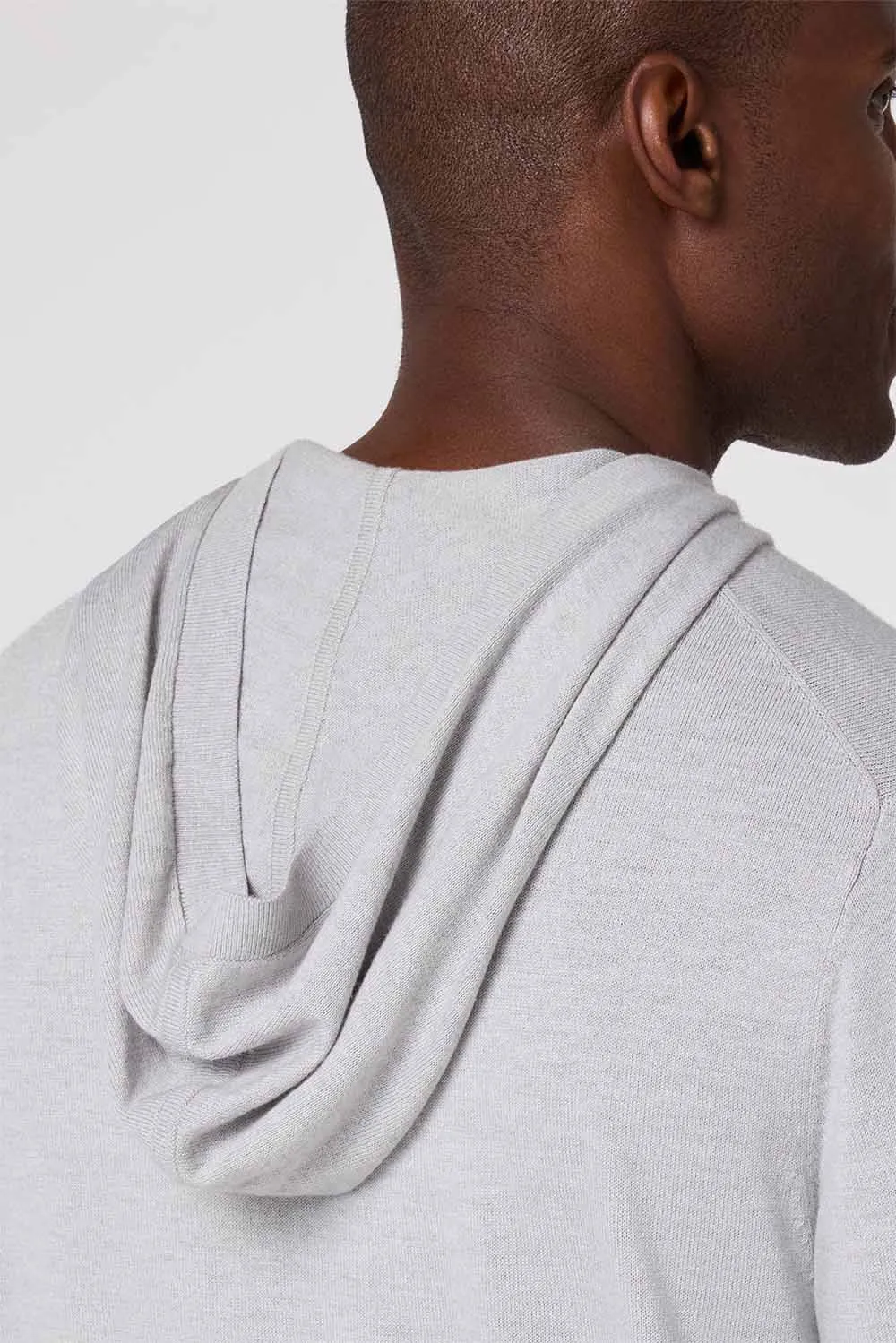 HERITAGE SWEATER HOODIE Lt Gray Heather sold by REVOLVR Menswear product image thumbnail 4