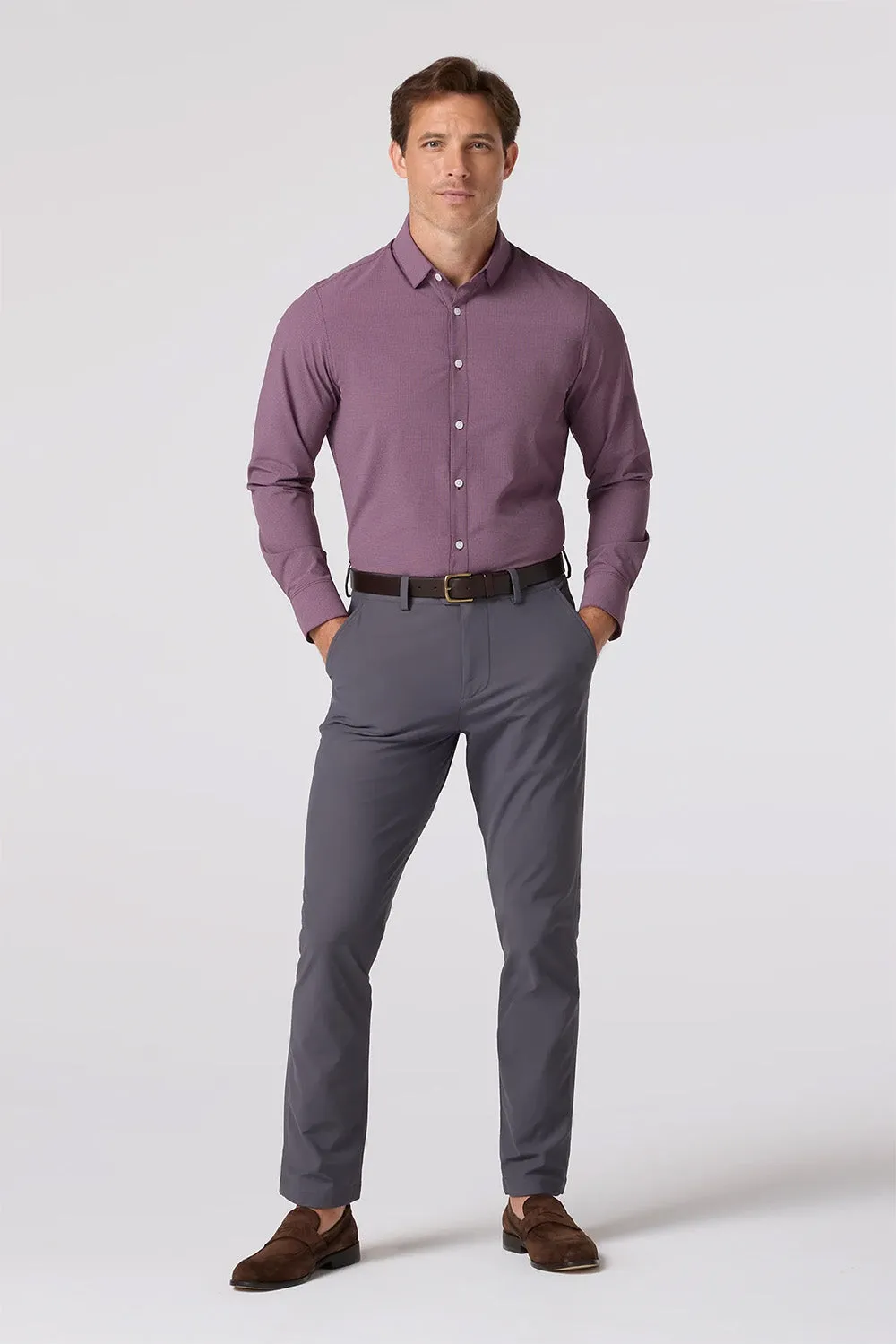 LEEWARD LS Eggplant Levi Plaid sold by REVOLVR Menswear product image thumbnail 2
