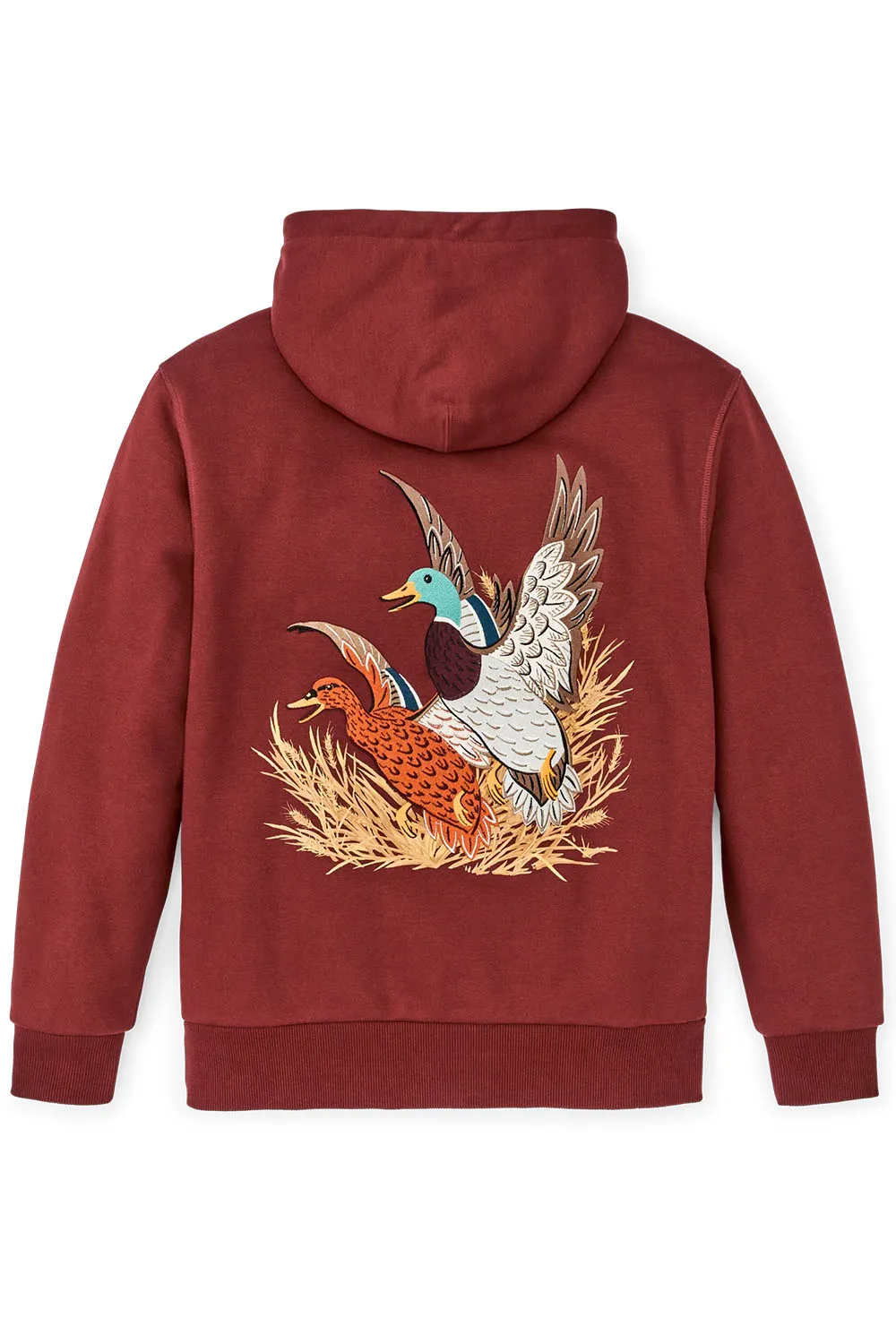 PROSPECTOR EMBROIDERED HOODIE Fired Brick sold by REVOLVR Menswear product image thumbnail 2