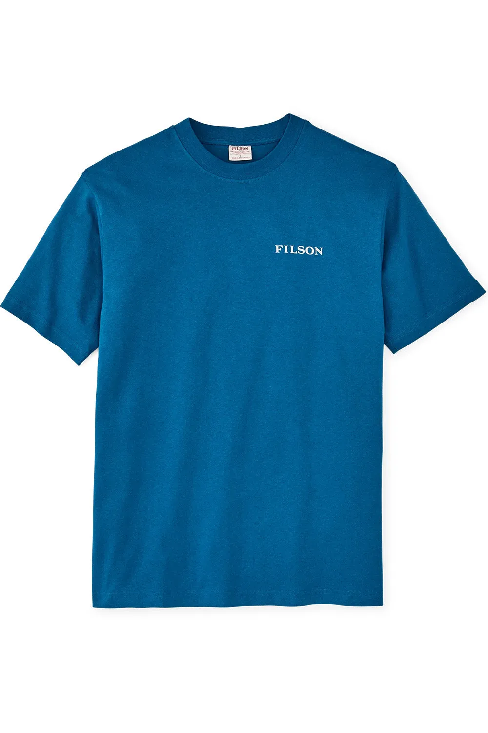 FRONTIER LOGO T-SHIRT Sapphire sold by REVOLVR Menswear product image thumbnail 2