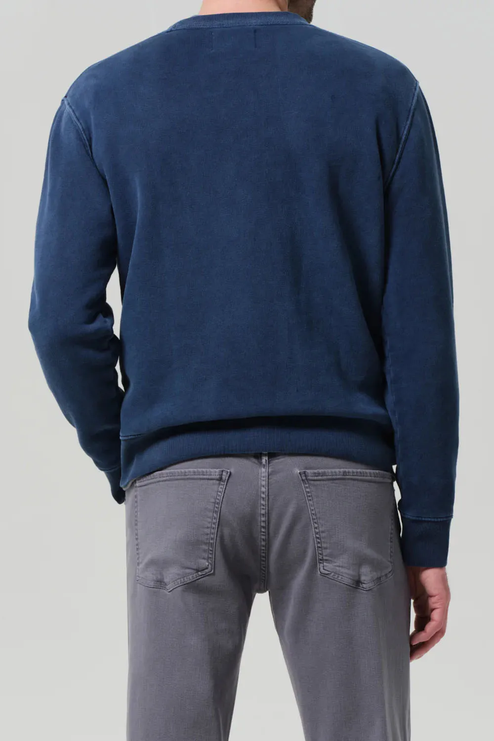 VINTAGE CREWNECK SWEATSHIRT Indigo sold by REVOLVR Menswear product image thumbnail 4