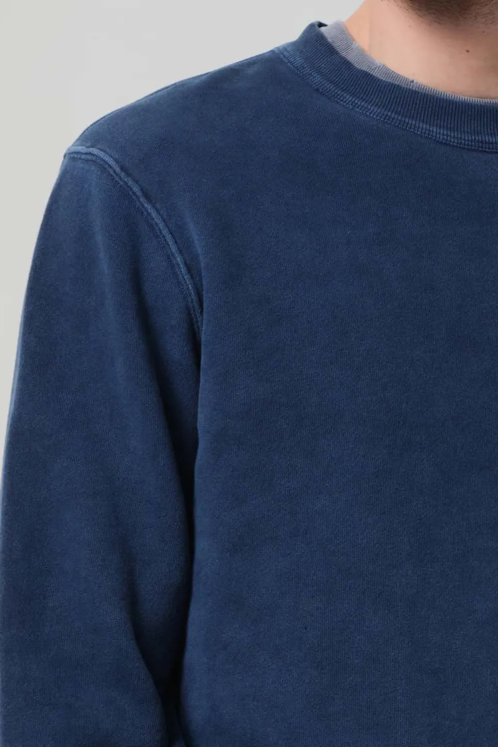 VINTAGE CREWNECK SWEATSHIRT Indigo sold by REVOLVR Menswear product image thumbnail 5