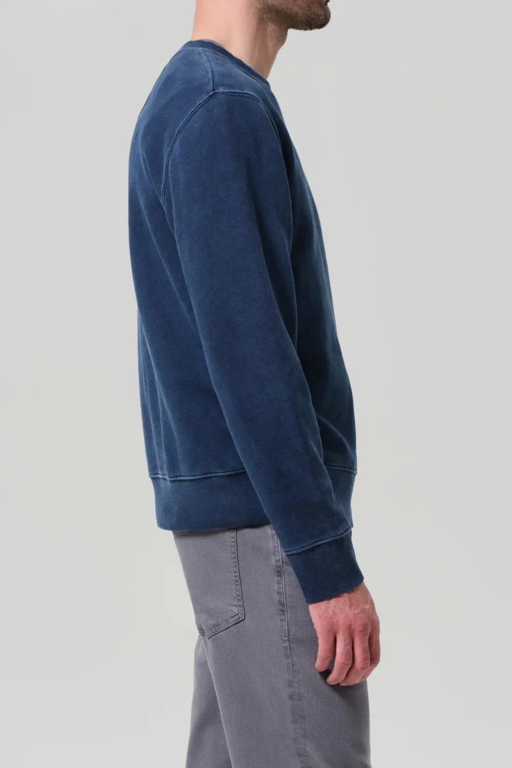 VINTAGE CREWNECK SWEATSHIRT Indigo sold by REVOLVR Menswear product image thumbnail 3