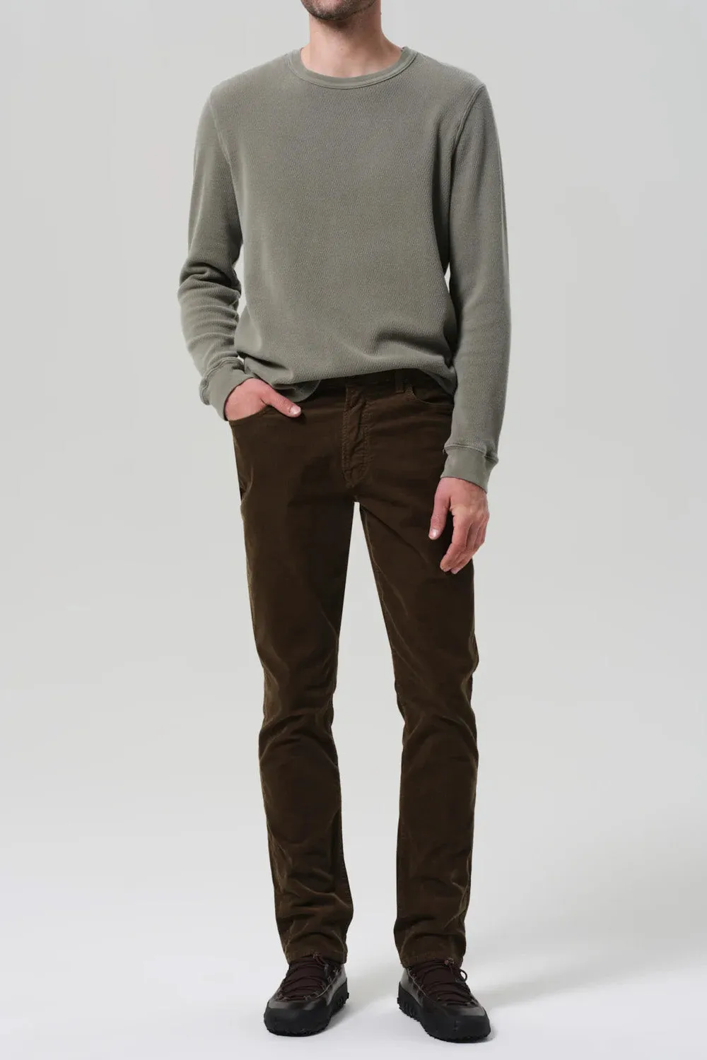 GAGE CORDUROY - OLIVE sold by REVOLVR Menswear product image thumbnail 2