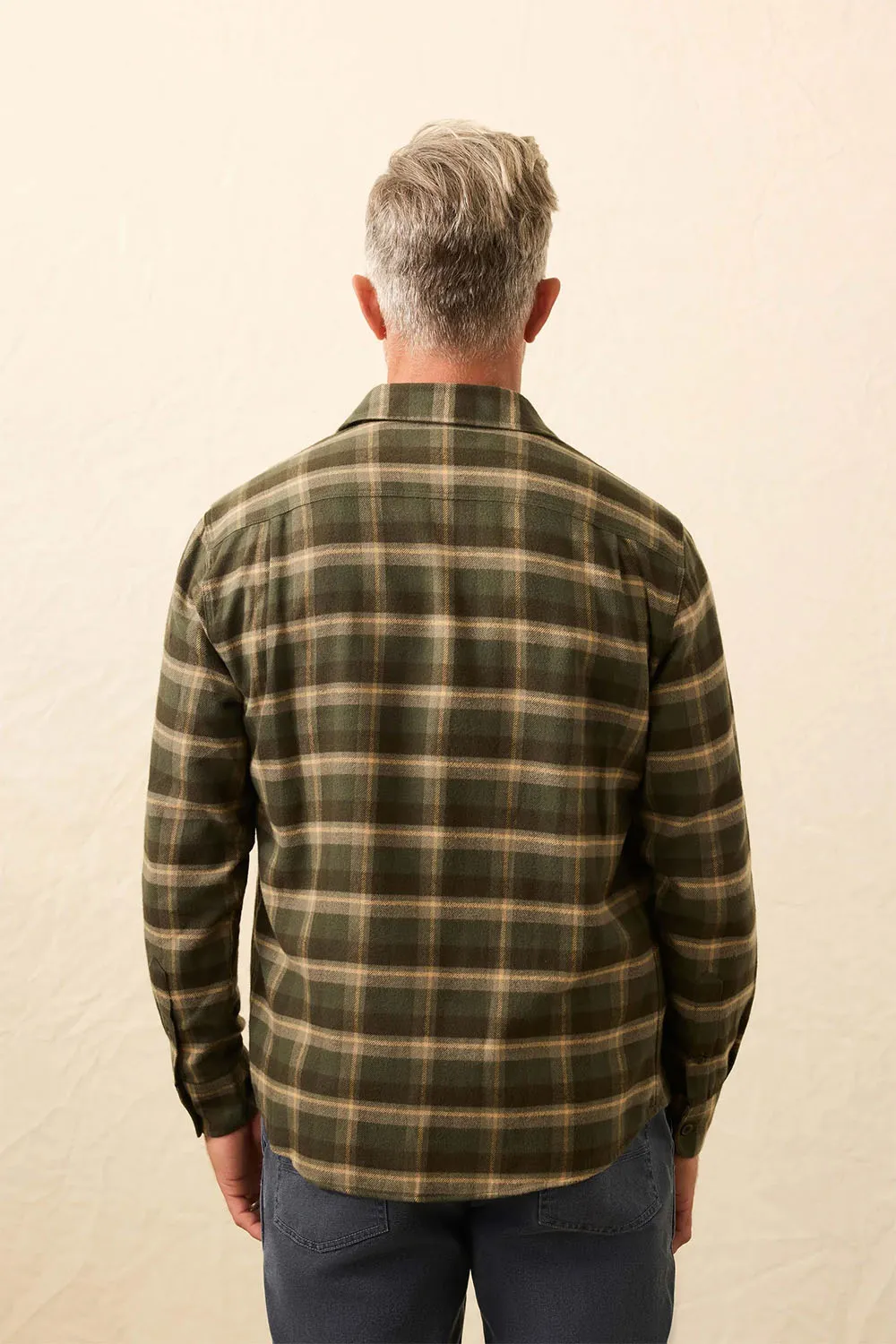 NAZARE FLANNEL Garret Verde Plaid sold by REVOLVR Menswear product image thumbnail 2