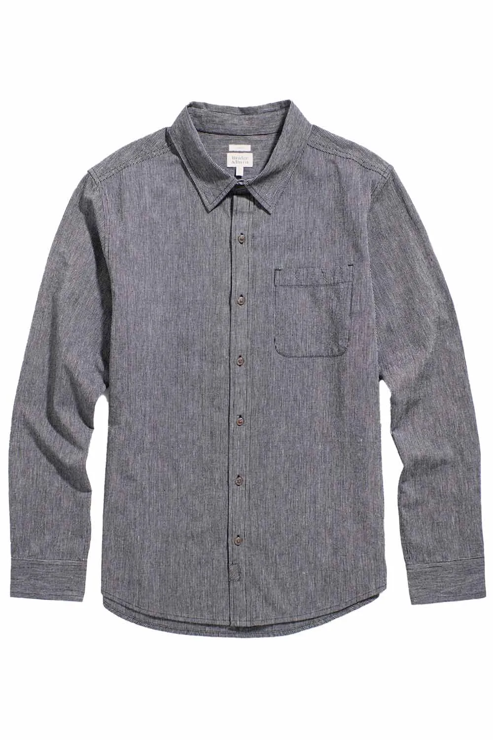 JUDE SHIRT Onyx Stripe sold by REVOLVR Menswear
