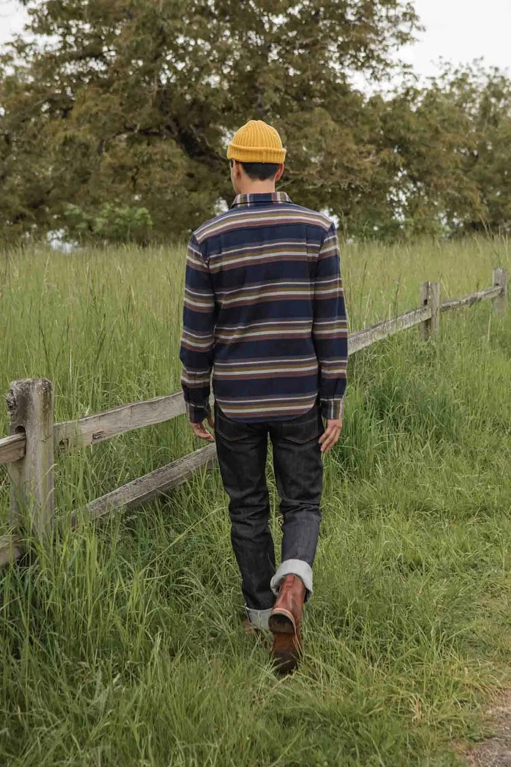 COLE SLIM SHIRT Coastline Stripe sold by REVOLVR Menswear product image thumbnail 5