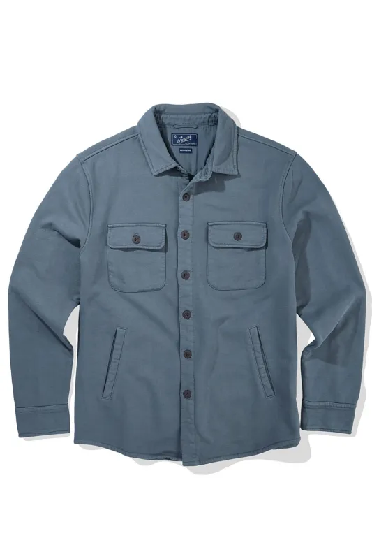 DEFENDER TERRY CPO JACKET Dark Slate sold by REVOLVR Menswear