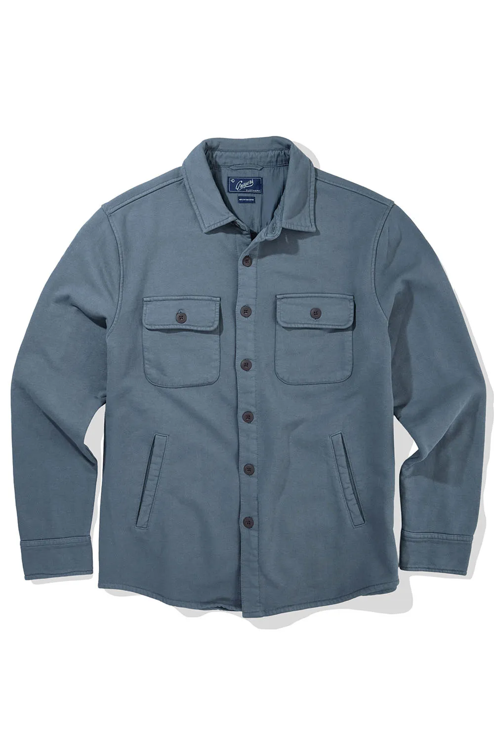 DEFENDER TERRY CPO JACKET Dark Slate sold by REVOLVR Menswear