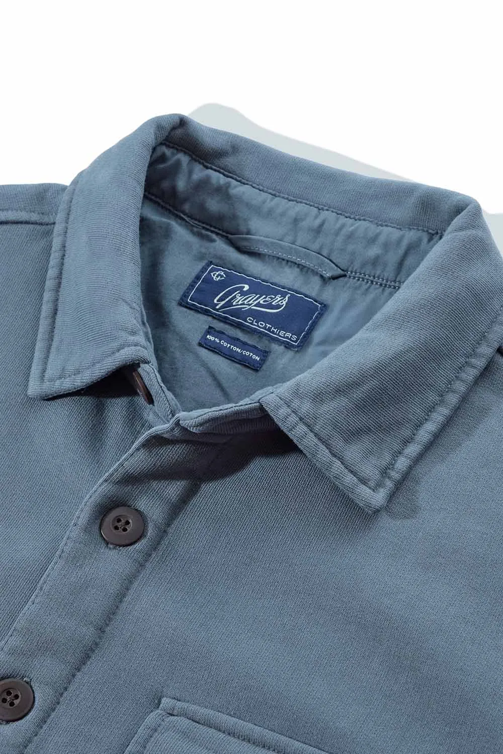 DEFENDER TERRY CPO JACKET Dark Slate sold by REVOLVR Menswear product image thumbnail 3