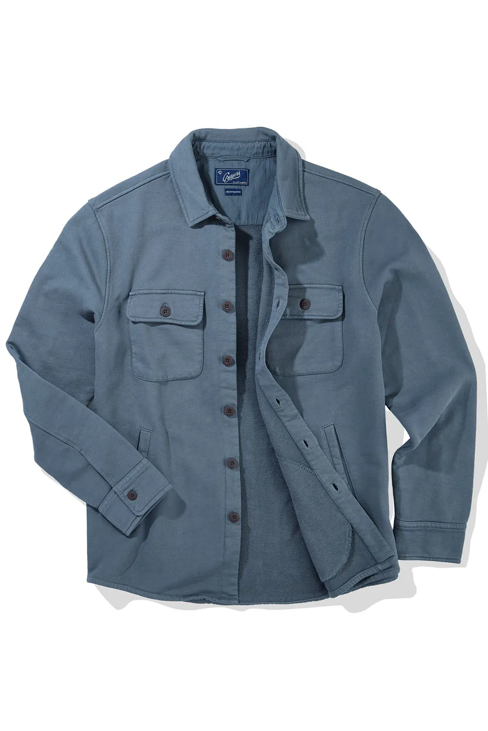 DEFENDER TERRY CPO JACKET Dark Slate sold by REVOLVR Menswear product image thumbnail 2