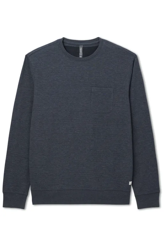 JEFFREYS CREW 2.0 Navy Heather sold by REVOLVR Menswear