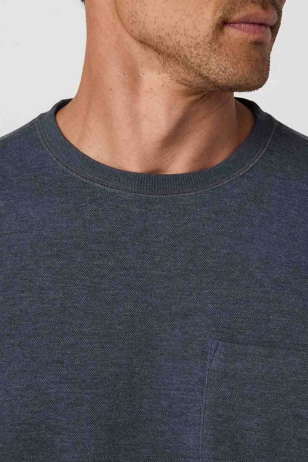 JEFFREYS CREW 2.0 Navy Heather sold by REVOLVR Menswear product image thumbnail 4