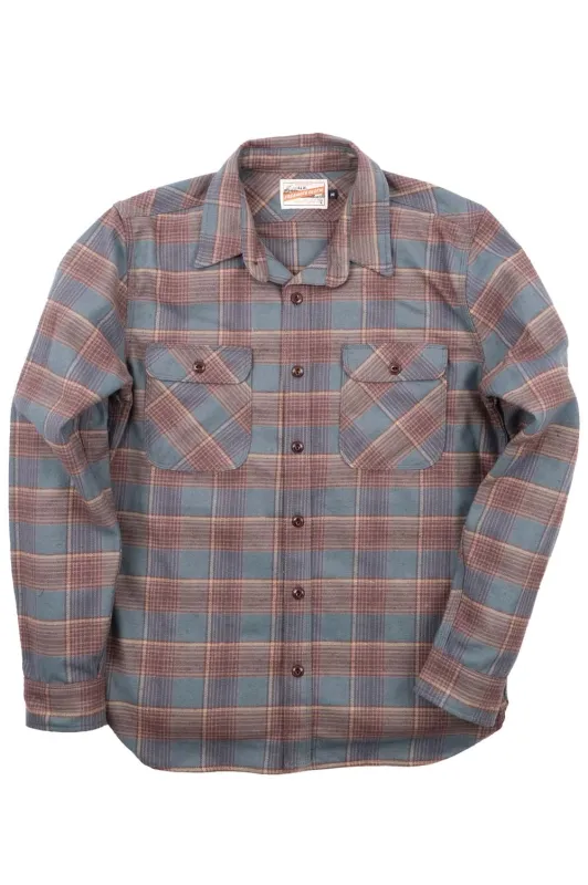 JEPSON PLAID WOVEN Dusty Blue Plaid sold by REVOLVR Menswear