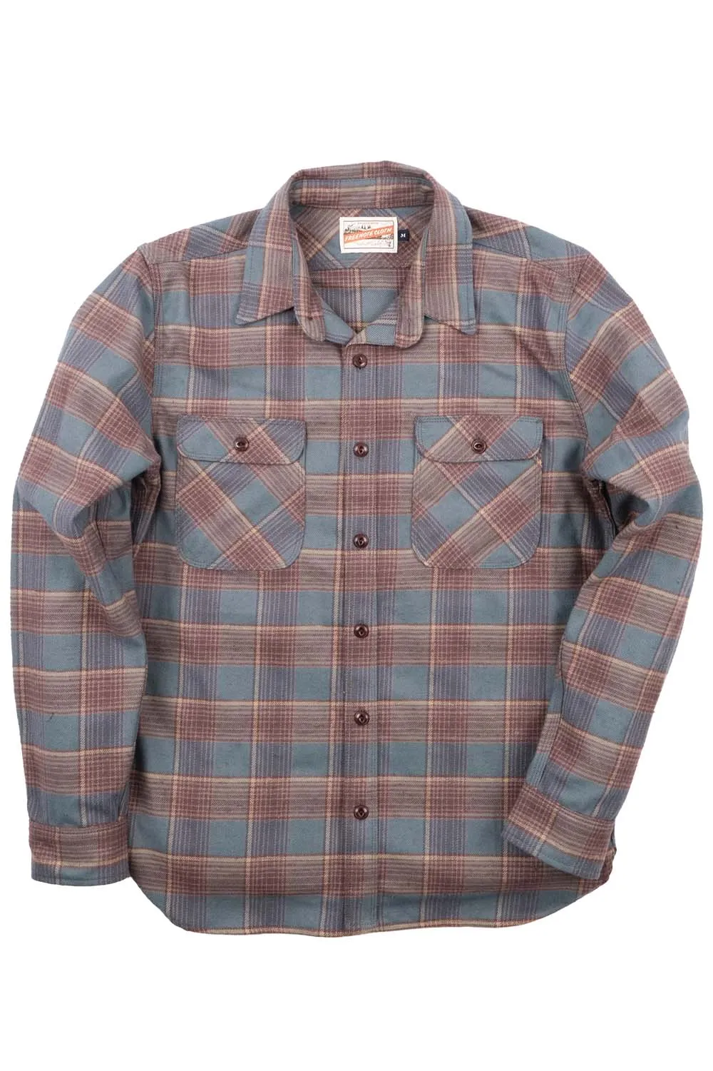 JEPSON PLAID WOVEN Dusty Blue Plaid sold by REVOLVR Menswear