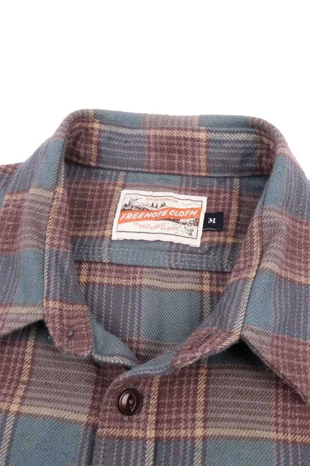 JEPSON PLAID WOVEN Dusty Blue Plaid sold by REVOLVR Menswear product image thumbnail 3
