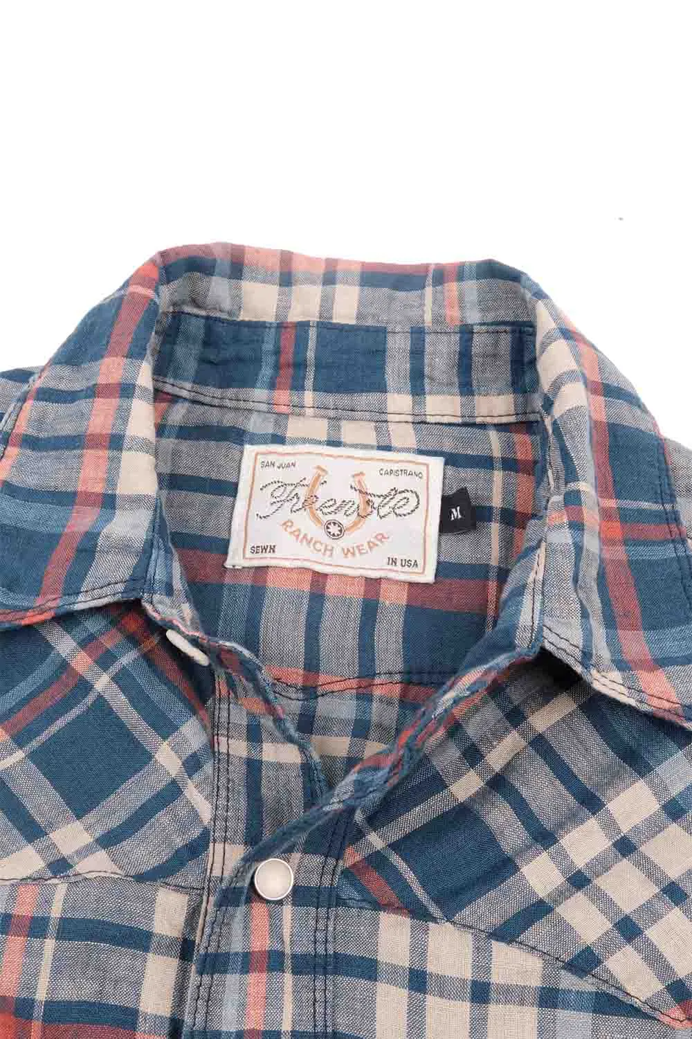 WESTERN SCOUT Kingfisher Blue Plaid sold by REVOLVR Menswear product image thumbnail 3
