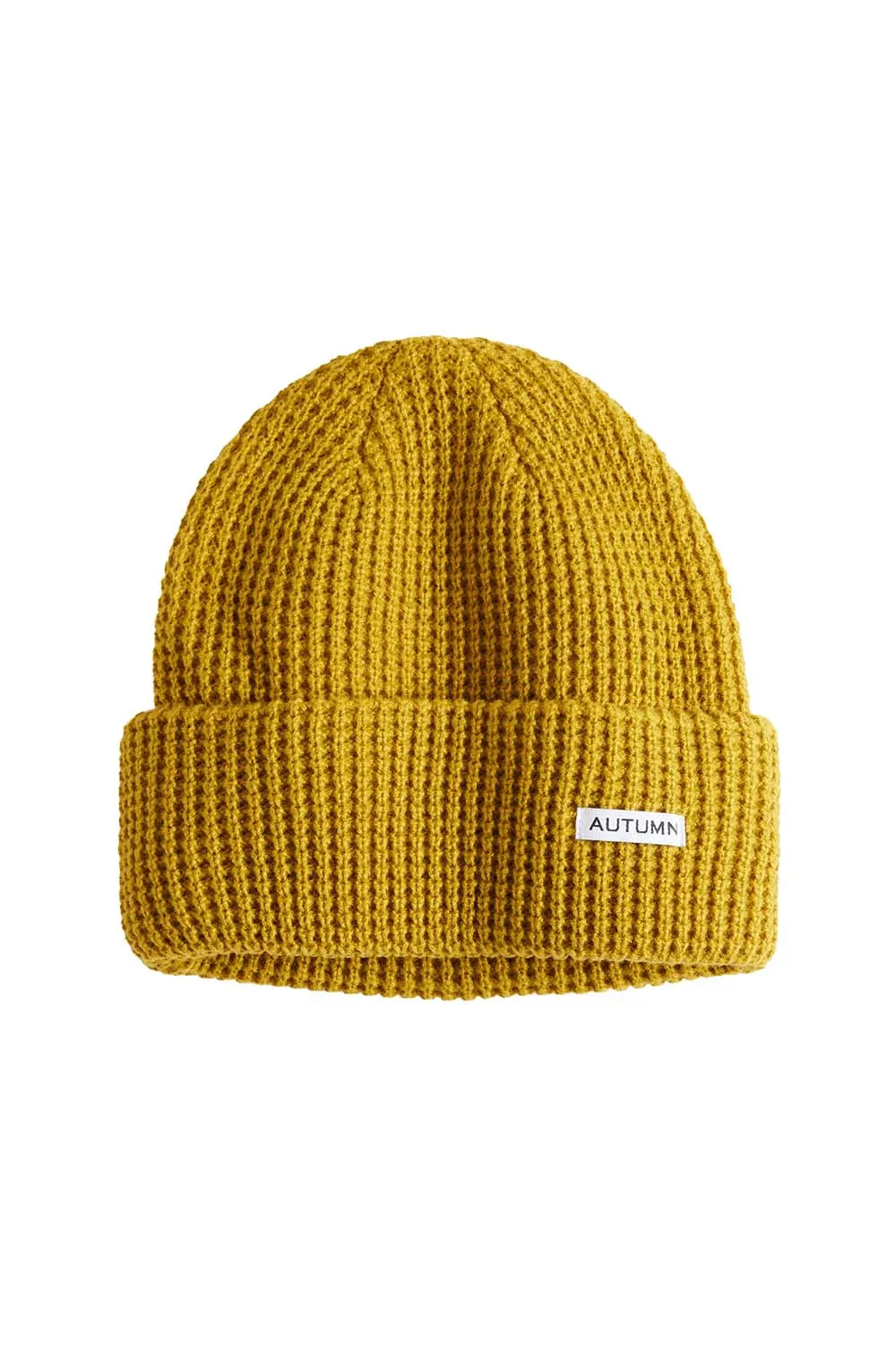 SELECT WAFFLE BEANIE Olive Ochre sold by REVOLVR Menswear