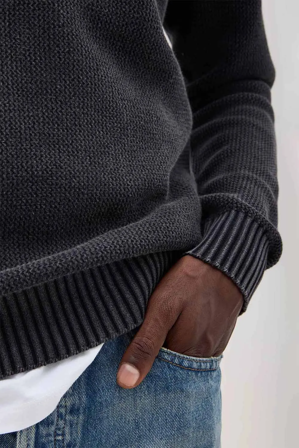 DUNE SWEATER Black sold by REVOLVR Menswear product image thumbnail 5