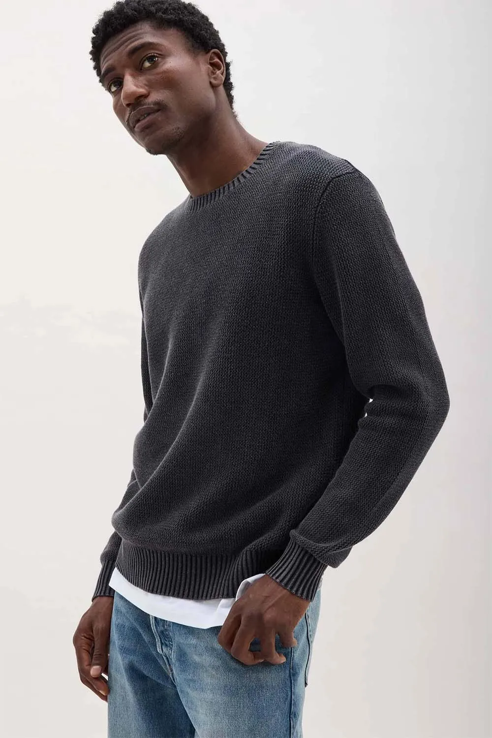 DUNE SWEATER Black sold by REVOLVR Menswear product image thumbnail 2