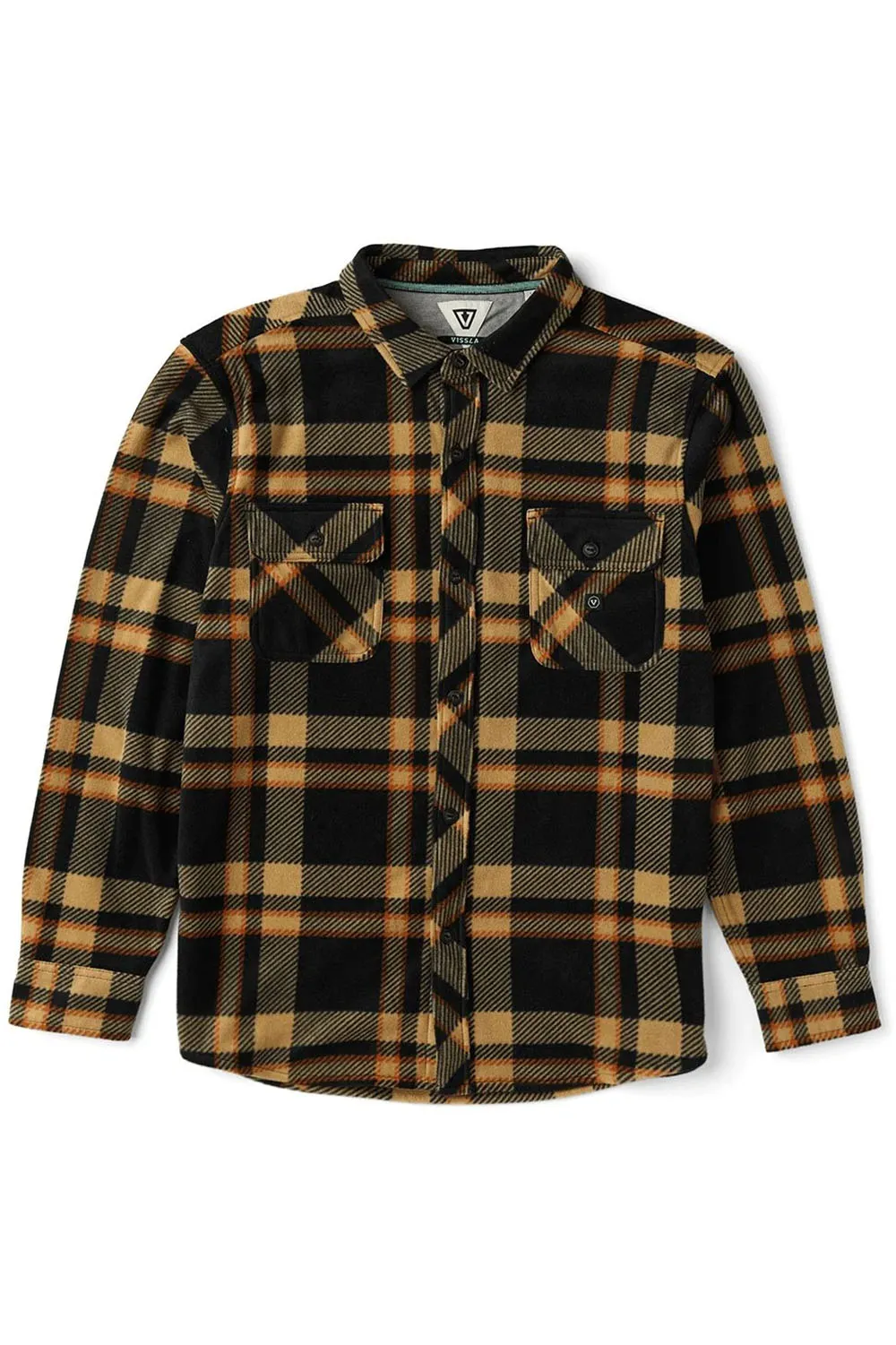ECO-ZY LS POLAR FLANNEL Black sold by REVOLVR Menswear