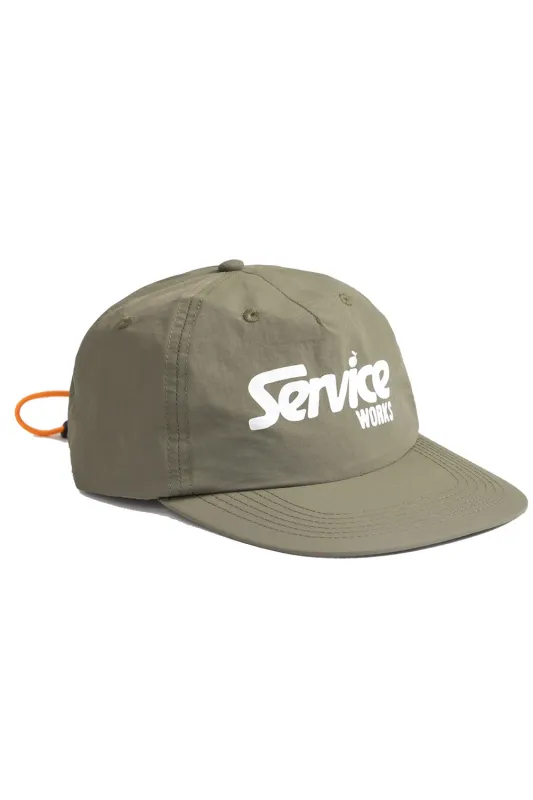 NYLON DRIVERS CAP Olive made by Service Works
