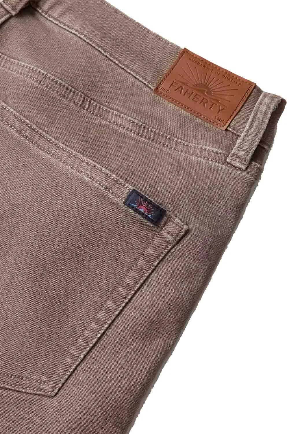 STRETCH TERRY 5 POCKET Dark Rye sold by REVOLVR Menswear product image thumbnail 3