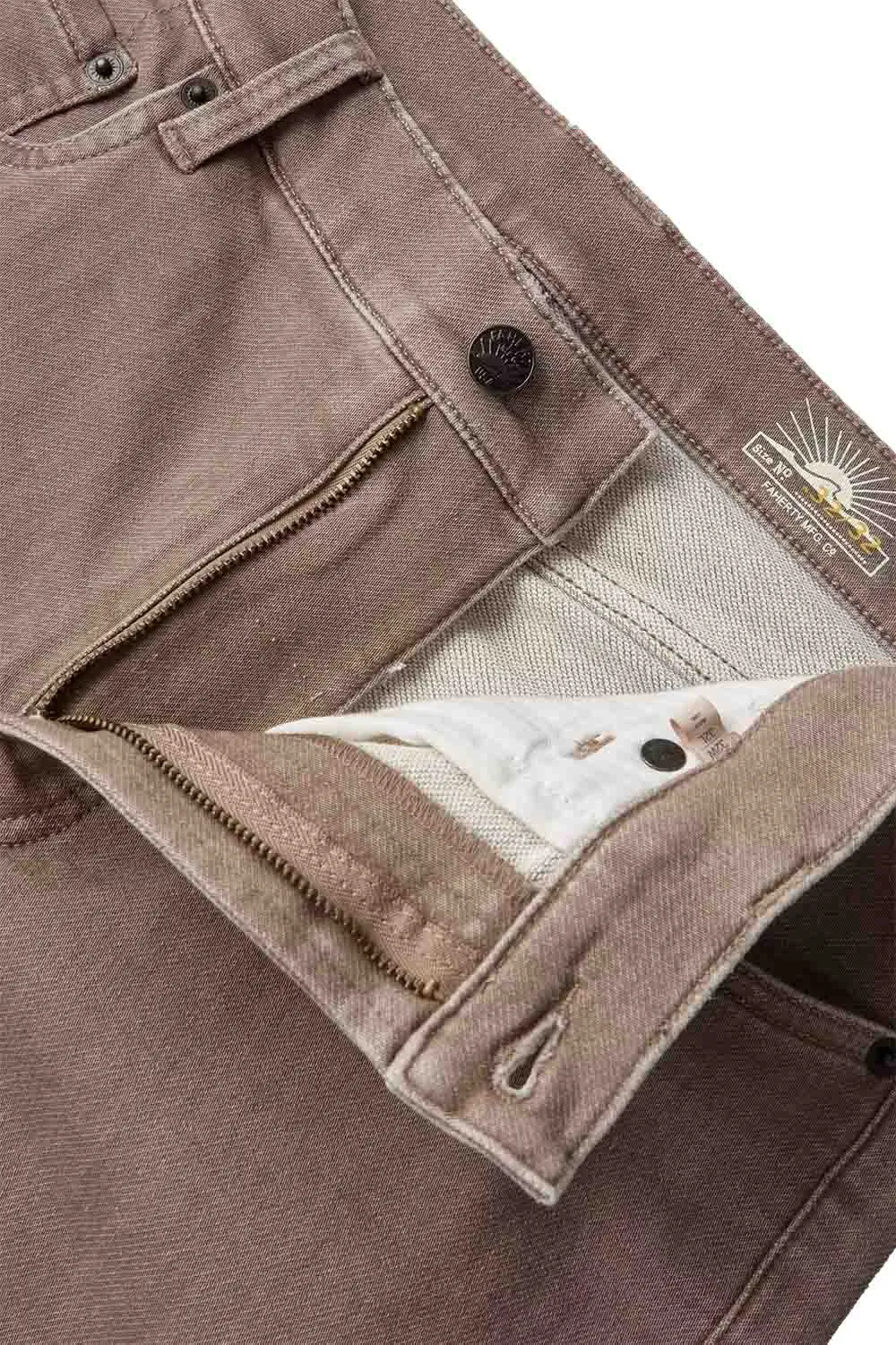 STRETCH TERRY 5 POCKET Dark Rye sold by REVOLVR Menswear product image thumbnail 2