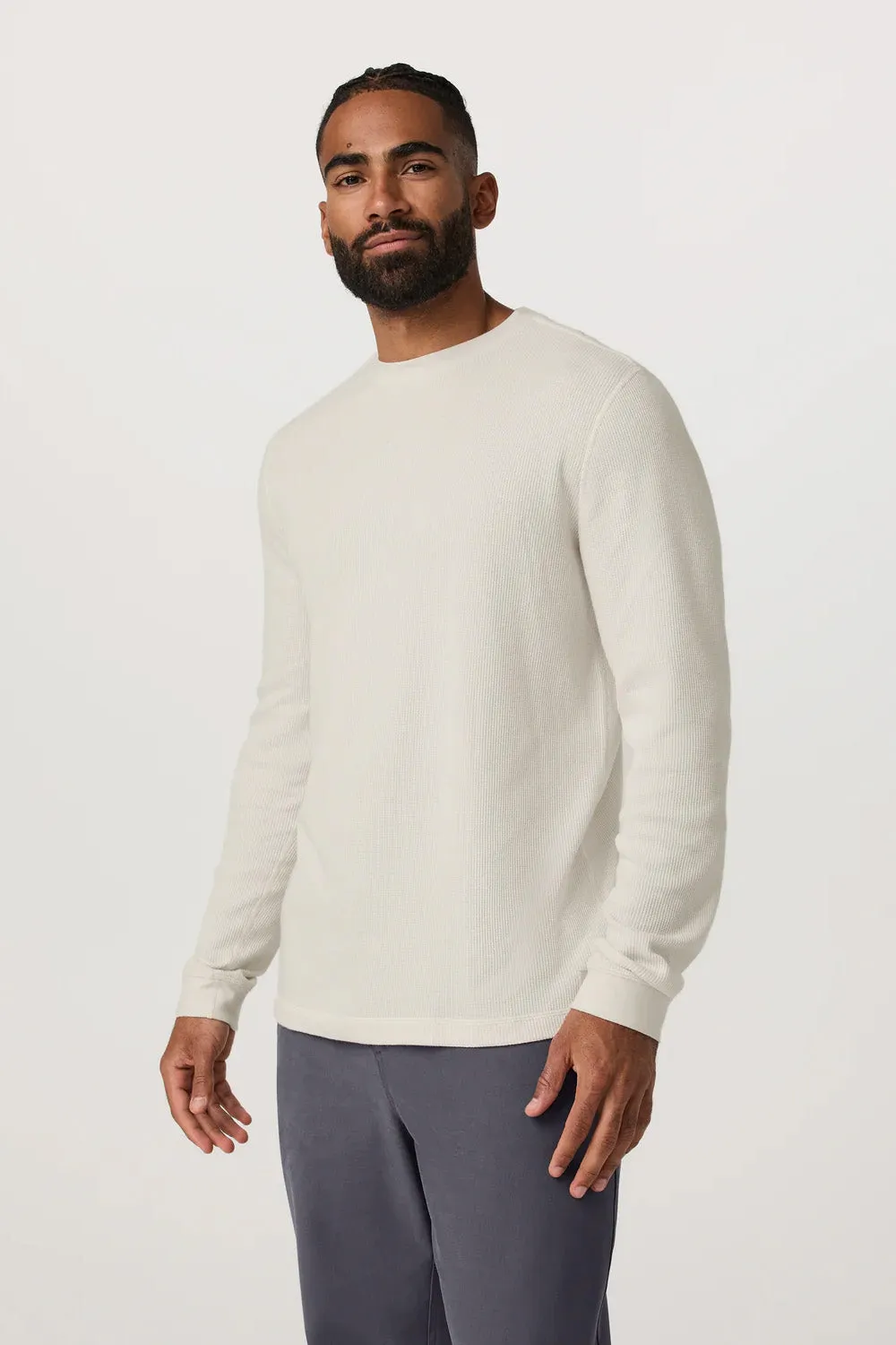 WAFFLE CREW Marshmallow sold by REVOLVR Menswear product image thumbnail 2
