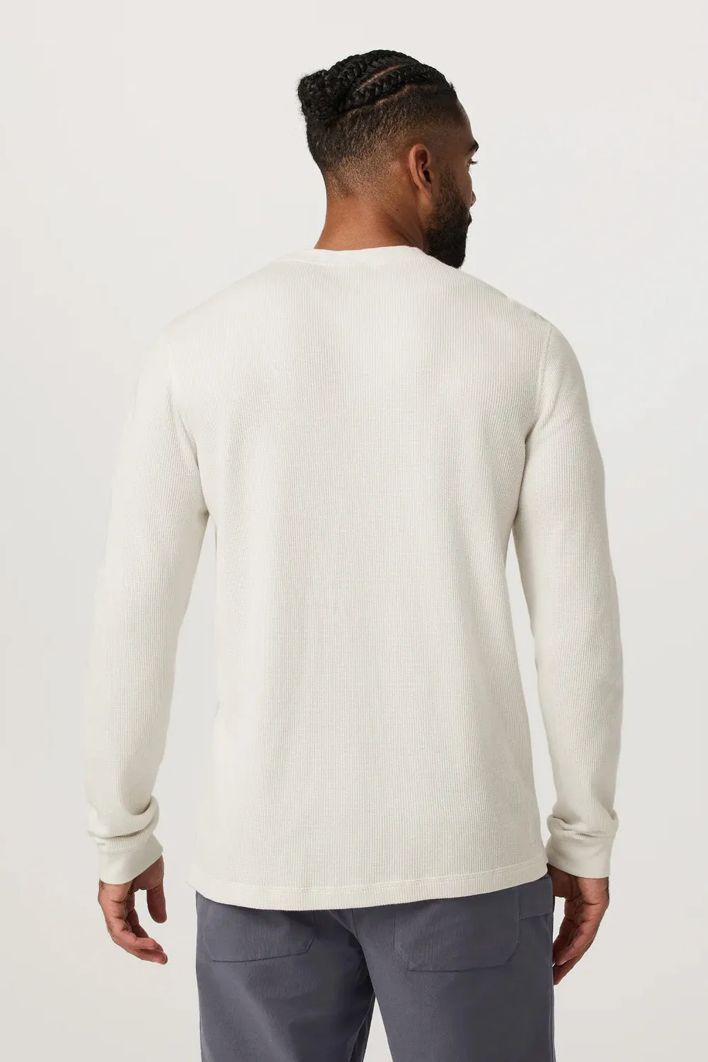 WAFFLE CREW Marshmallow sold by REVOLVR Menswear product image thumbnail 3