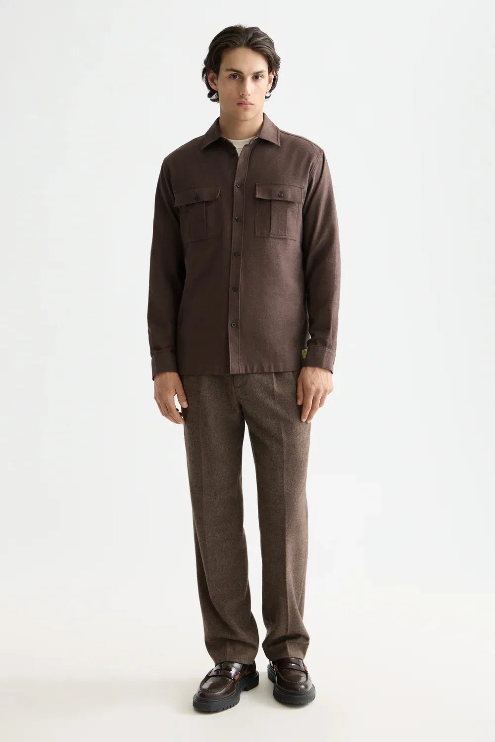 MELANGE SHIRT Demitasse Melange sold by REVOLVR Menswear product image thumbnail 5