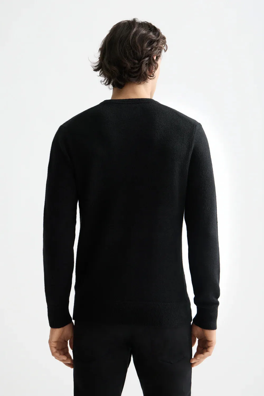 SOFT KNIT SWEATER Meteorite sold by REVOLVR Menswear product image thumbnail 3