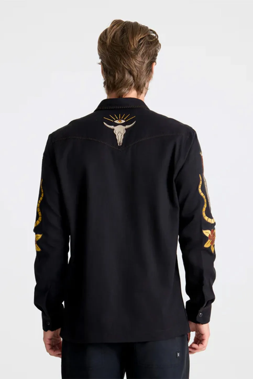 ON THE RANGE SHIRT Black sold by REVOLVR Menswear product image thumbnail 4