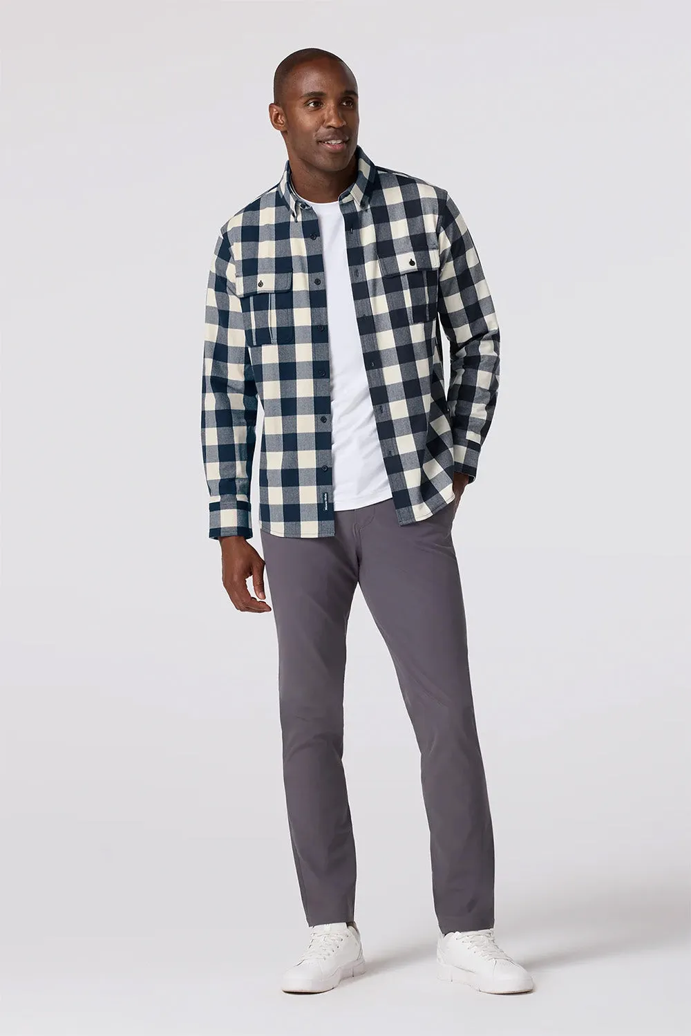 UPSTATE FLANNEL Birch Leo Buffalo Check sold by REVOLVR Menswear product image thumbnail 3