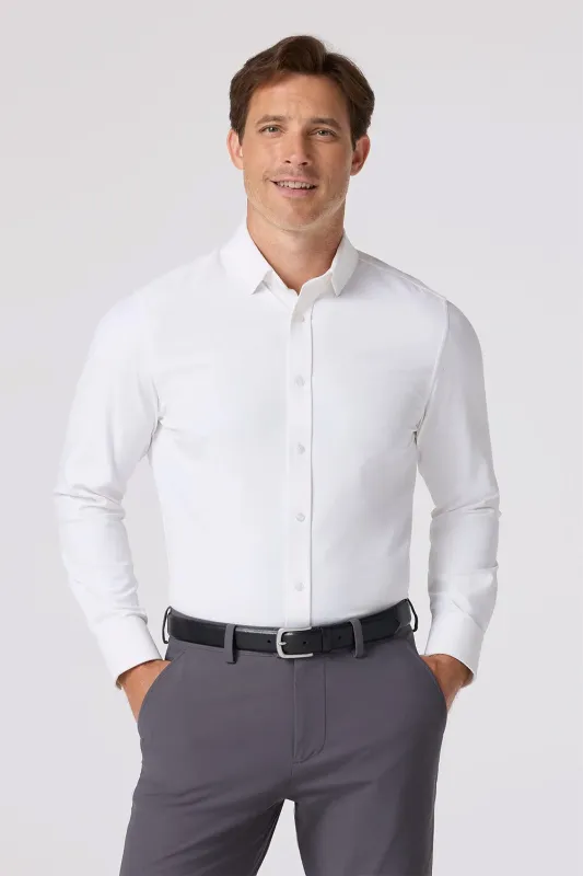 BATEMAN LS White Twill sold by REVOLVR Menswear