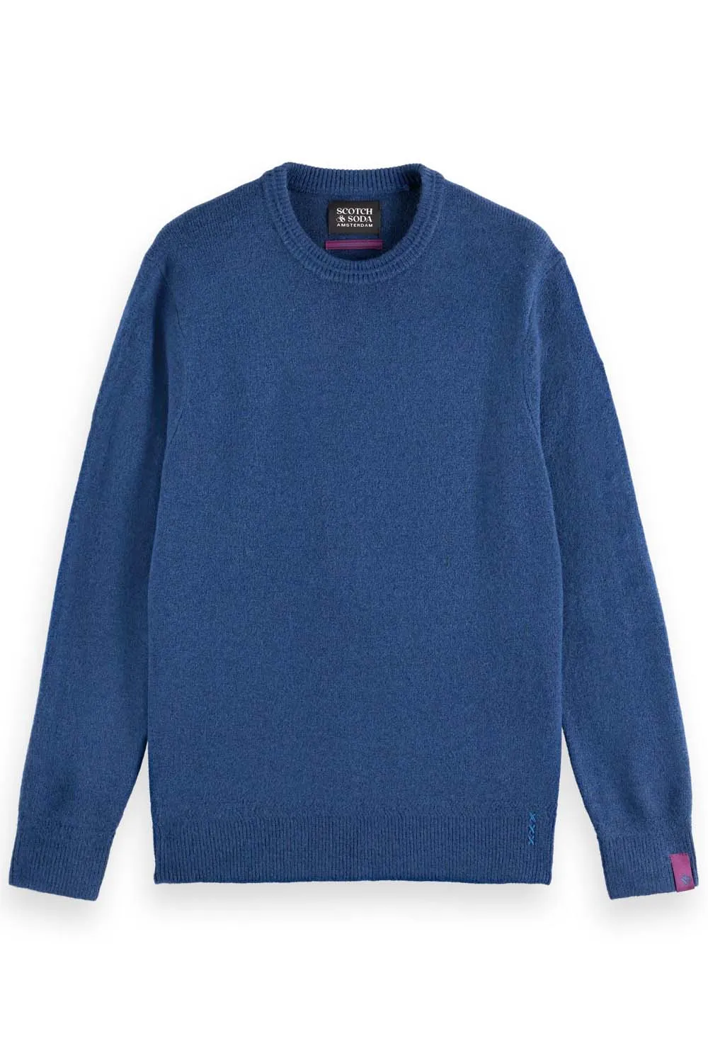 SOFT KNIT SWEATER Insignia Blue sold by REVOLVR Menswear