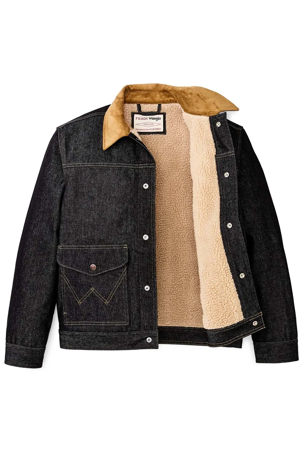 WRANGLER X FILSON DENIM WORK JACKET Indigo sold by REVOLVR Menswear product image thumbnail 2