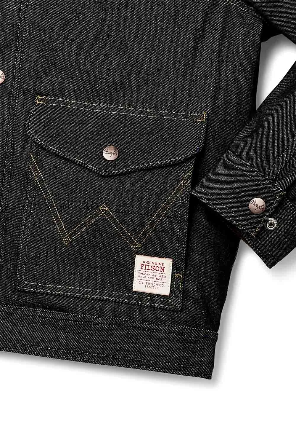 WRANGLER X FILSON DENIM WORK JACKET Indigo sold by REVOLVR Menswear product image thumbnail 5