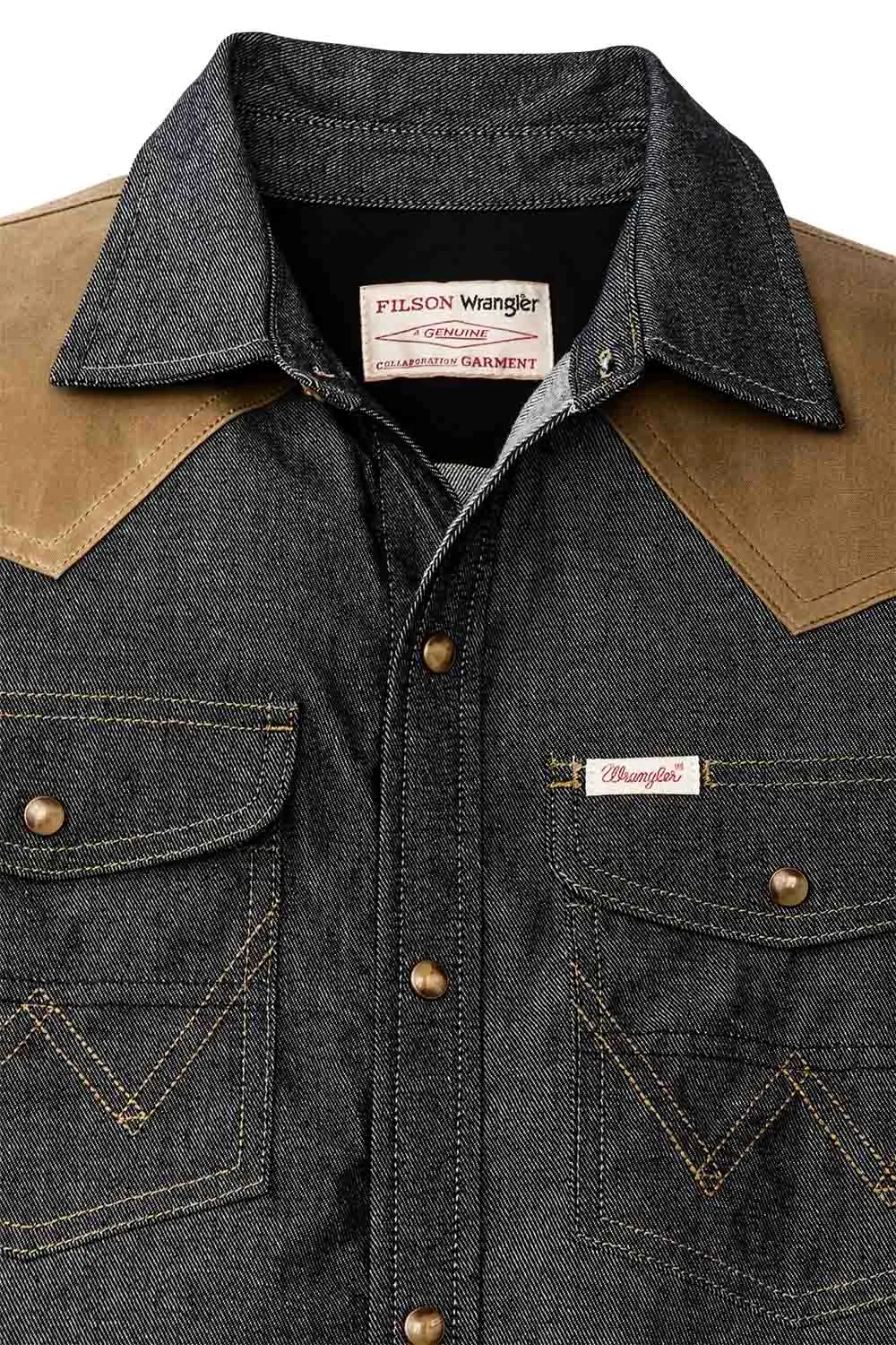 WRANGLER X FILSON WILD ADVENTURE SHIRT Indigo sold by REVOLVR Menswear product image thumbnail 3
