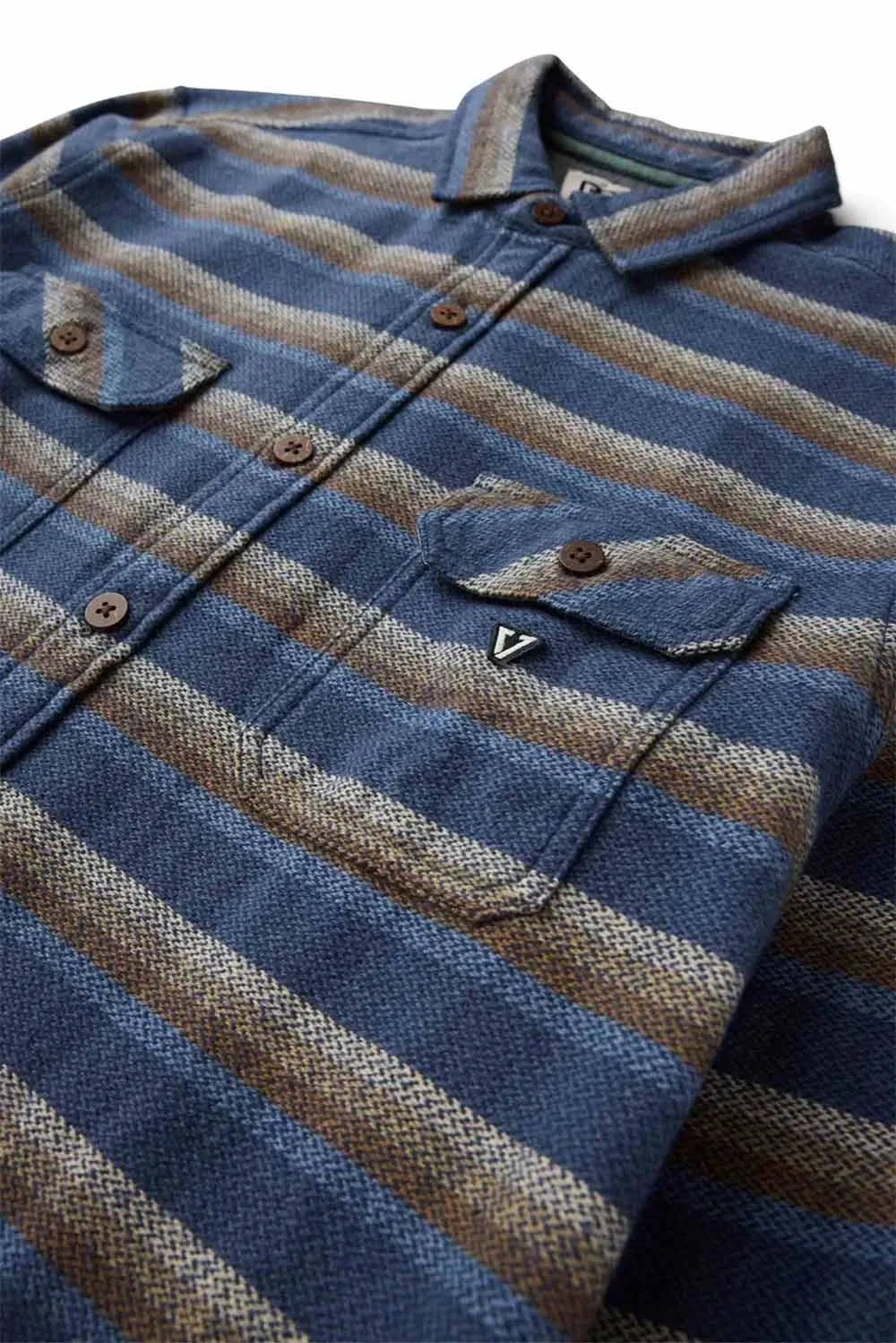 DESCANSO FLANNEL Blue Haze sold by REVOLVR Menswear product image thumbnail 3