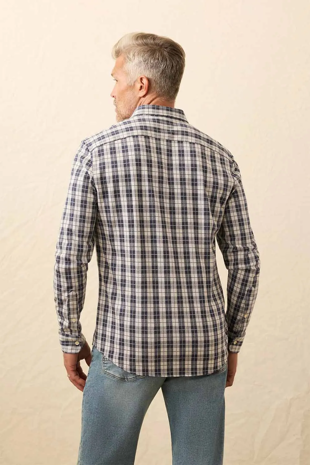 COASTLINE KNIT SHIRT Royal Canyon Plaid sold by REVOLVR Menswear product image thumbnail 2