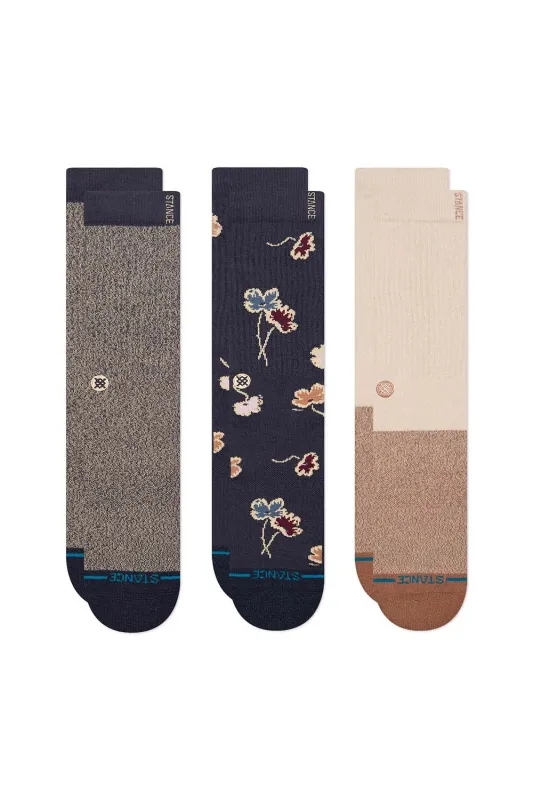 BOTANICAL BLISS 3 PACK Navy sold by REVOLVR Menswear