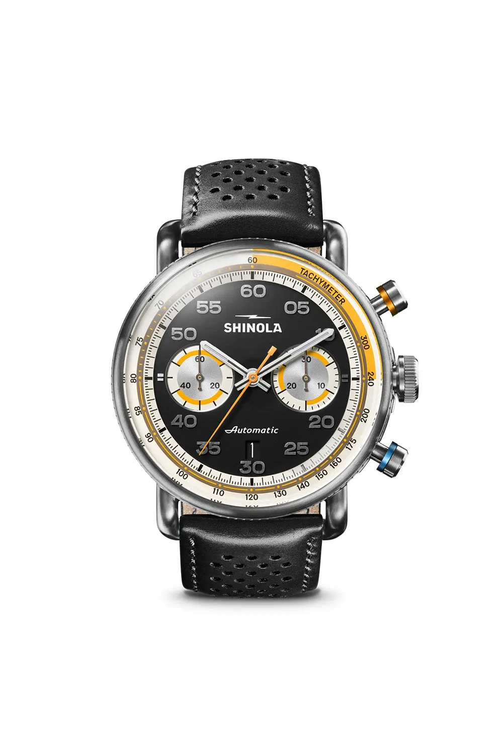 CANFIELD SPEEDWAY 44mm - BLACK sold by REVOLVR Menswear